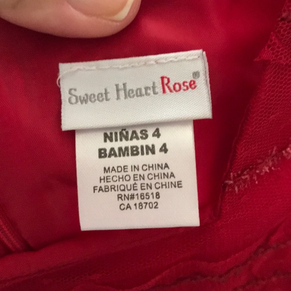 2 beautiful red matching dresses - Picture 6 of 6